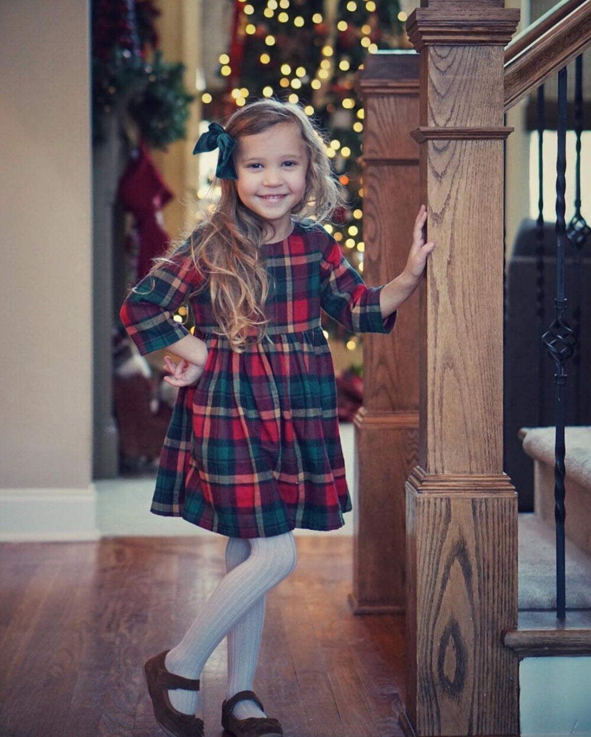 Harlow Dress || Merry Plaid