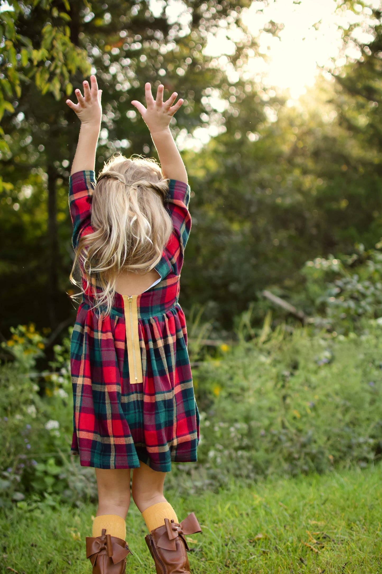 Harlow Dress || Merry Plaid